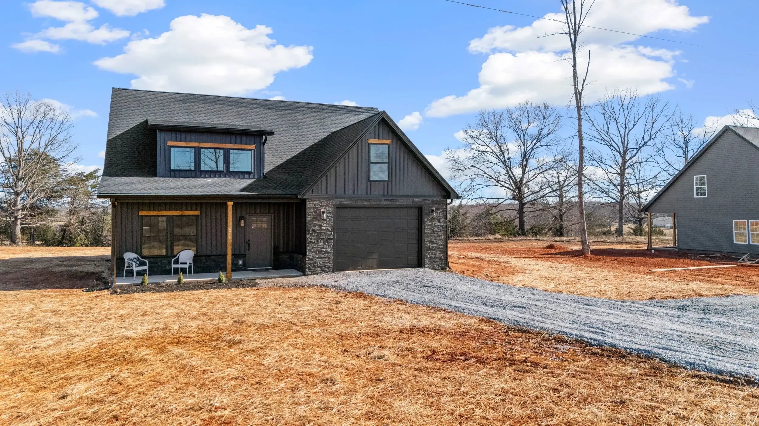 NBS Homes house positioned on a spacious Virginia lot
