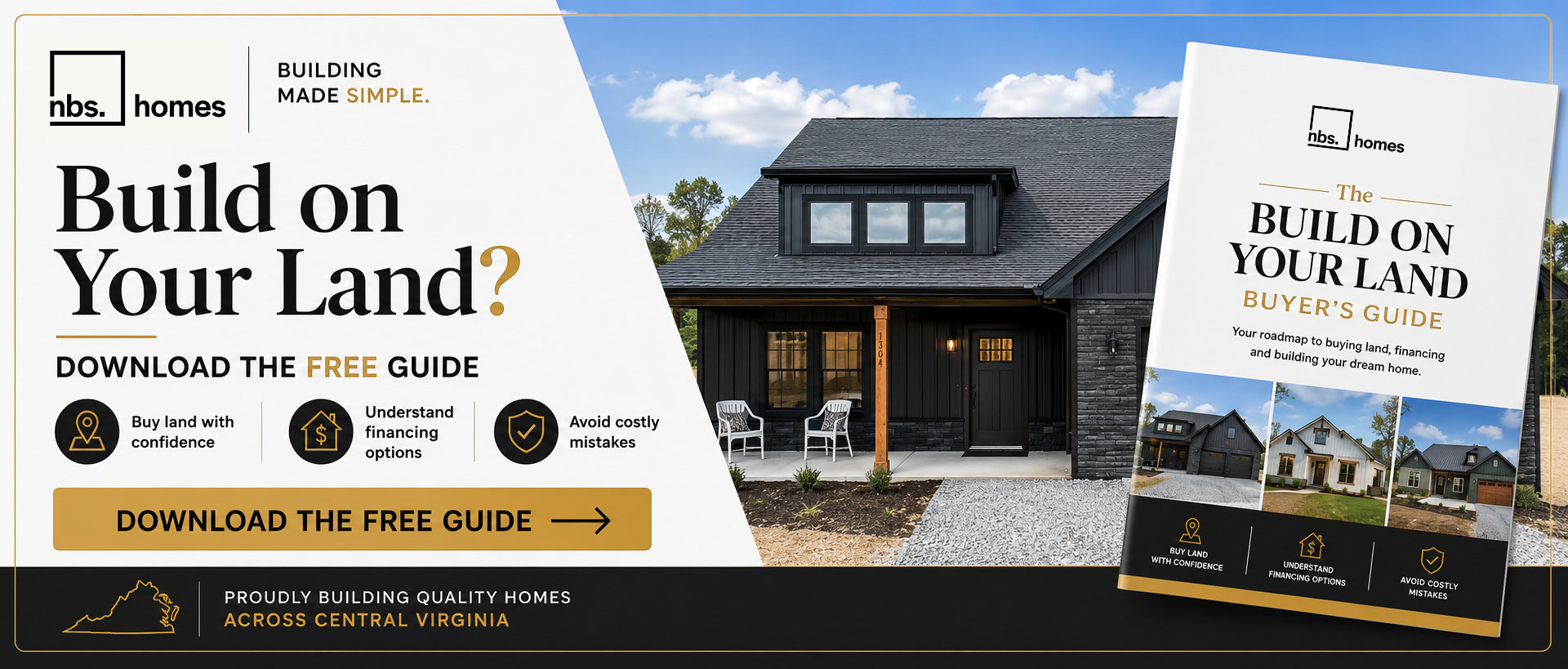 Download the free NBS Homes Build on Your Land Buyer’s Guide